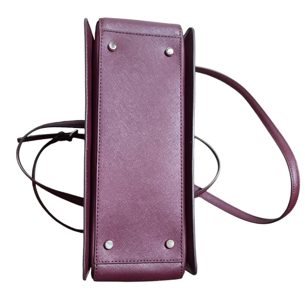 KATE SPADE NWOT Laurel Way Reese Wine 3 compartment Crossbody Purse